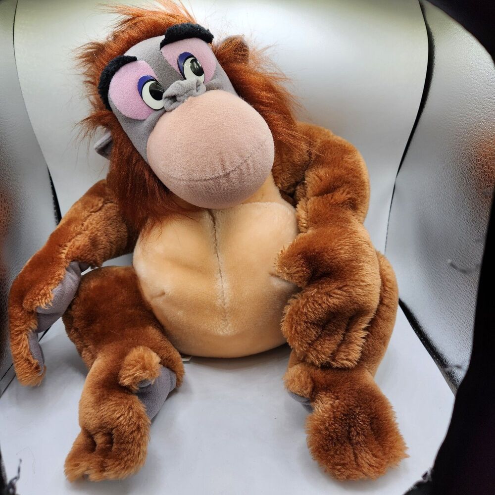 Vintage Disneyland Jungle Book King Louie 12" Orangutan Plush